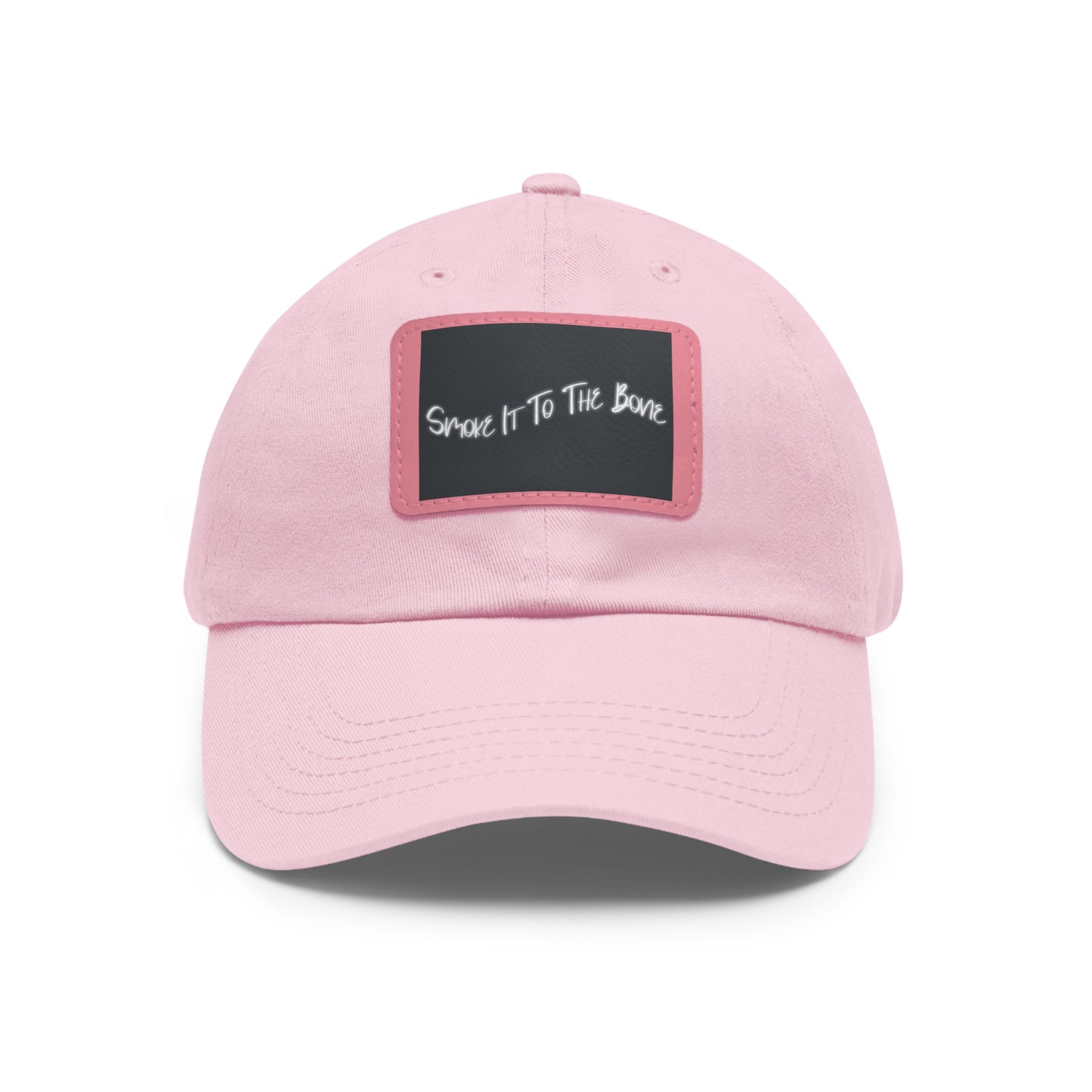 Dad Hat with Leather Patch (Rectangle)