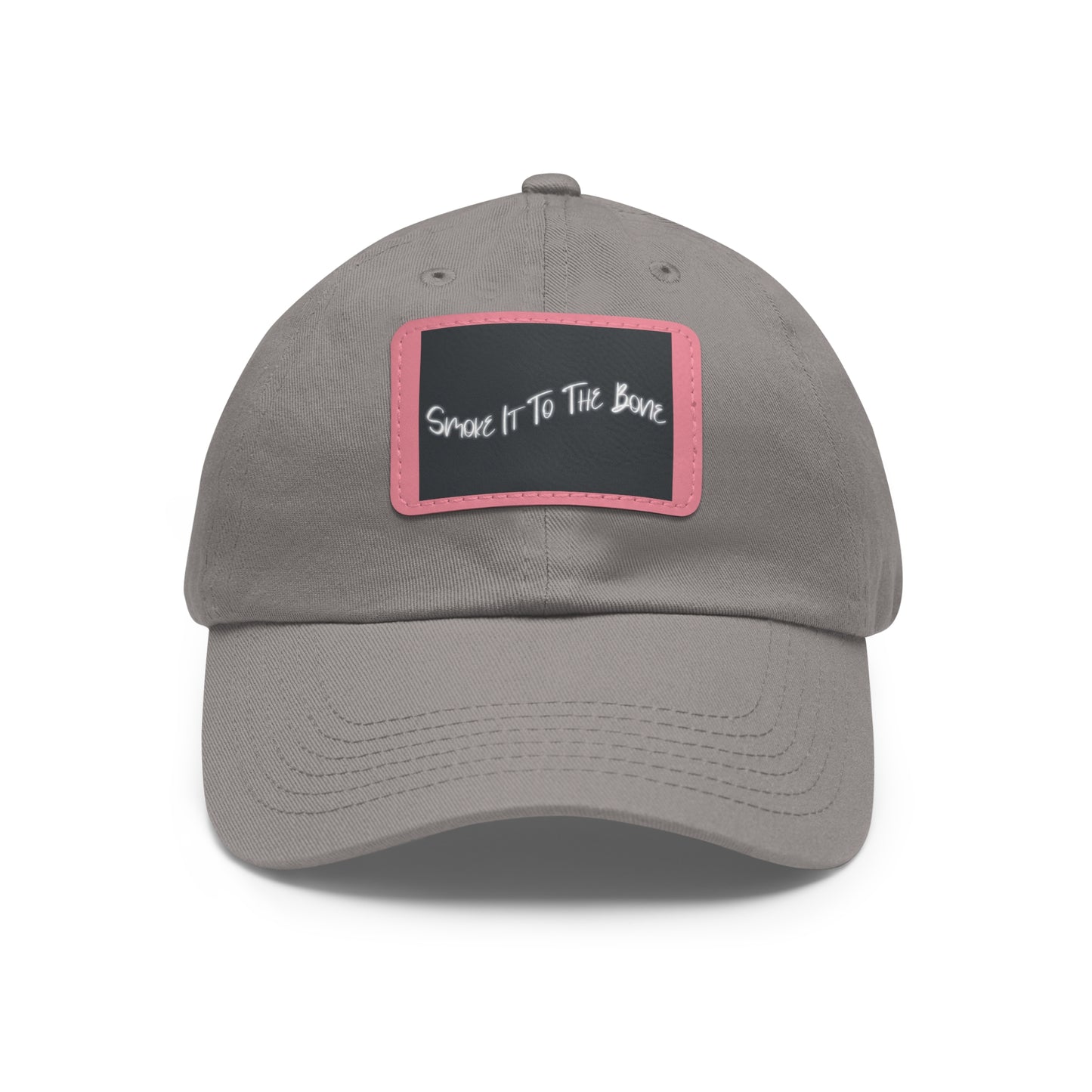 Dad Hat with Leather Patch (Rectangle)